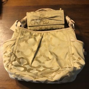 Coach handbag and wallet